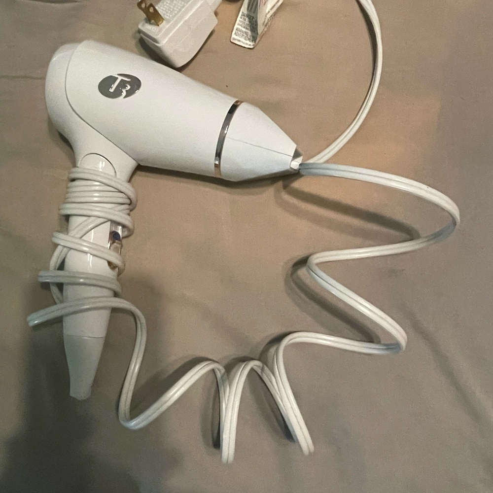 T3 Compact White Hair Dryer